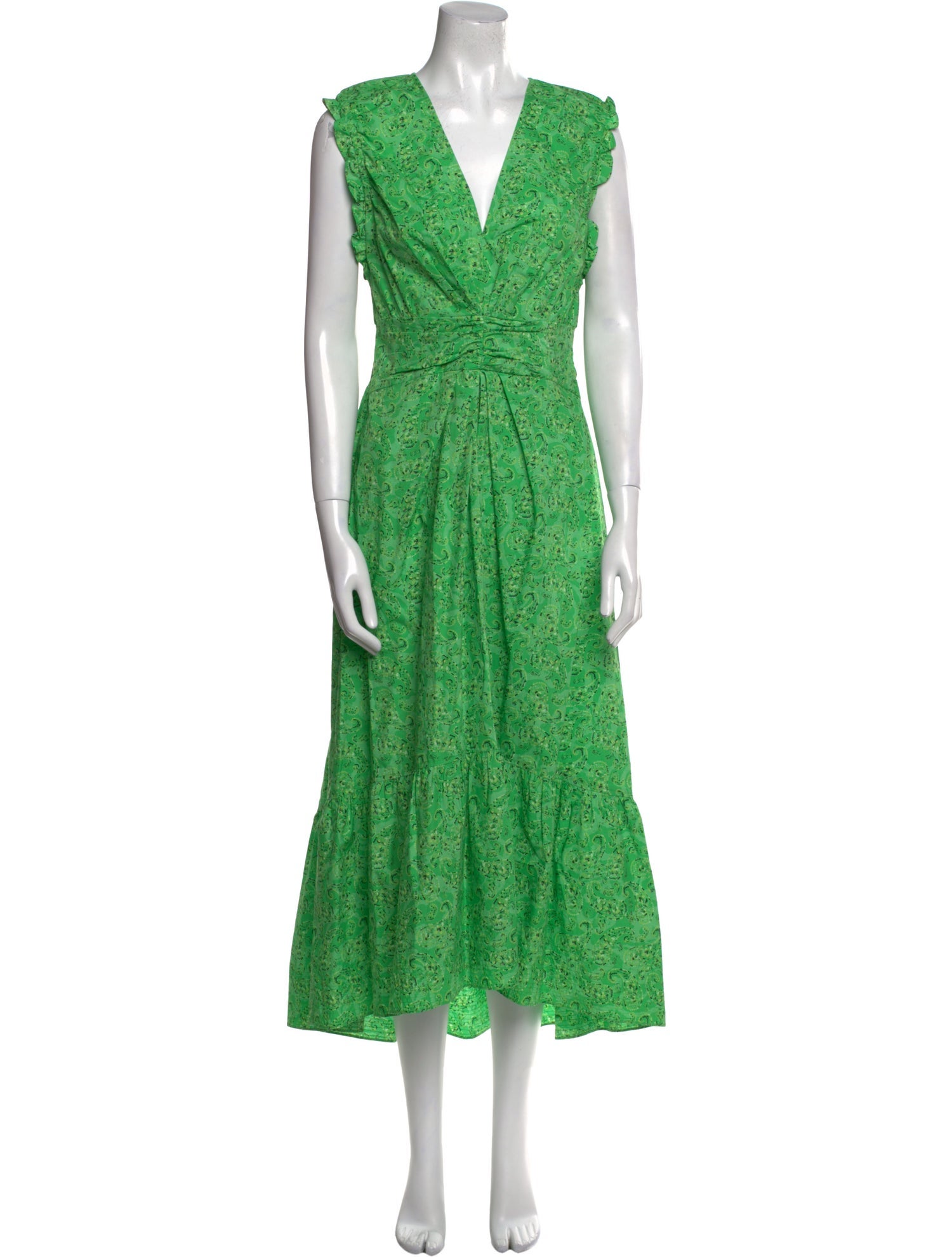 Derek Lam 10 Crosby Printed Long Dress w/ Tags