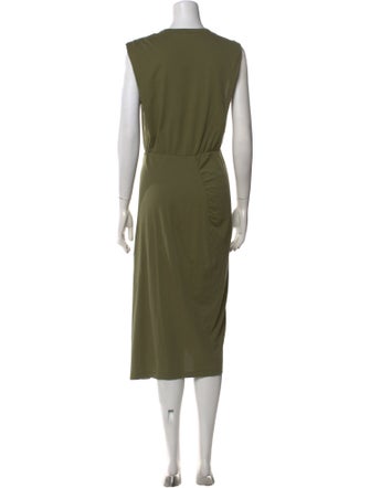 Derek Lam 10 Crosby Crew Neck Long Dress