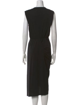 Derek Lam 10 Crosby Crew Neck Midi Length Dress
