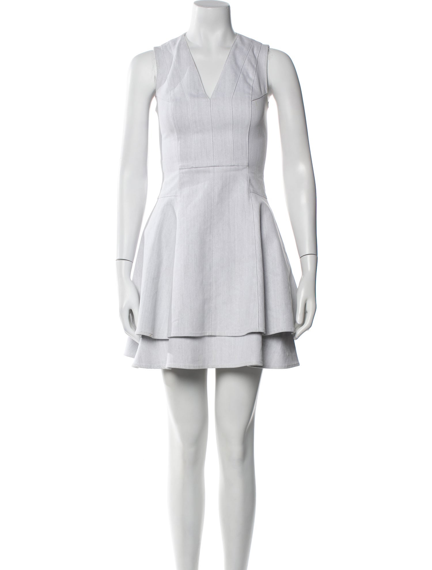 Derek Lam 10 Crosby V-Neck Mini Dress