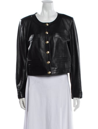 Derek Lam 10 Crosby Leather Biker Jacket