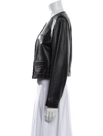 Derek Lam 10 Crosby Leather Biker Jacket