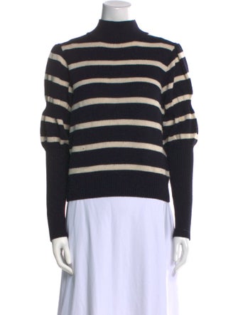 Derek Lam 10 Crosby Merino Wool Striped Sweater