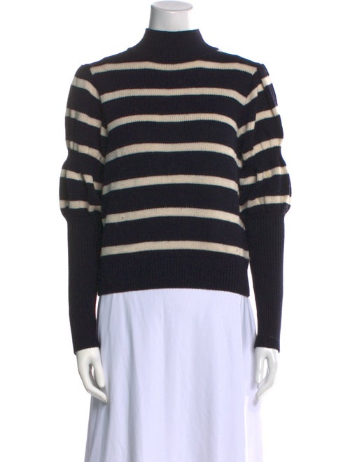 Derek Lam 10 Crosby Merino Wool Striped Sweater
