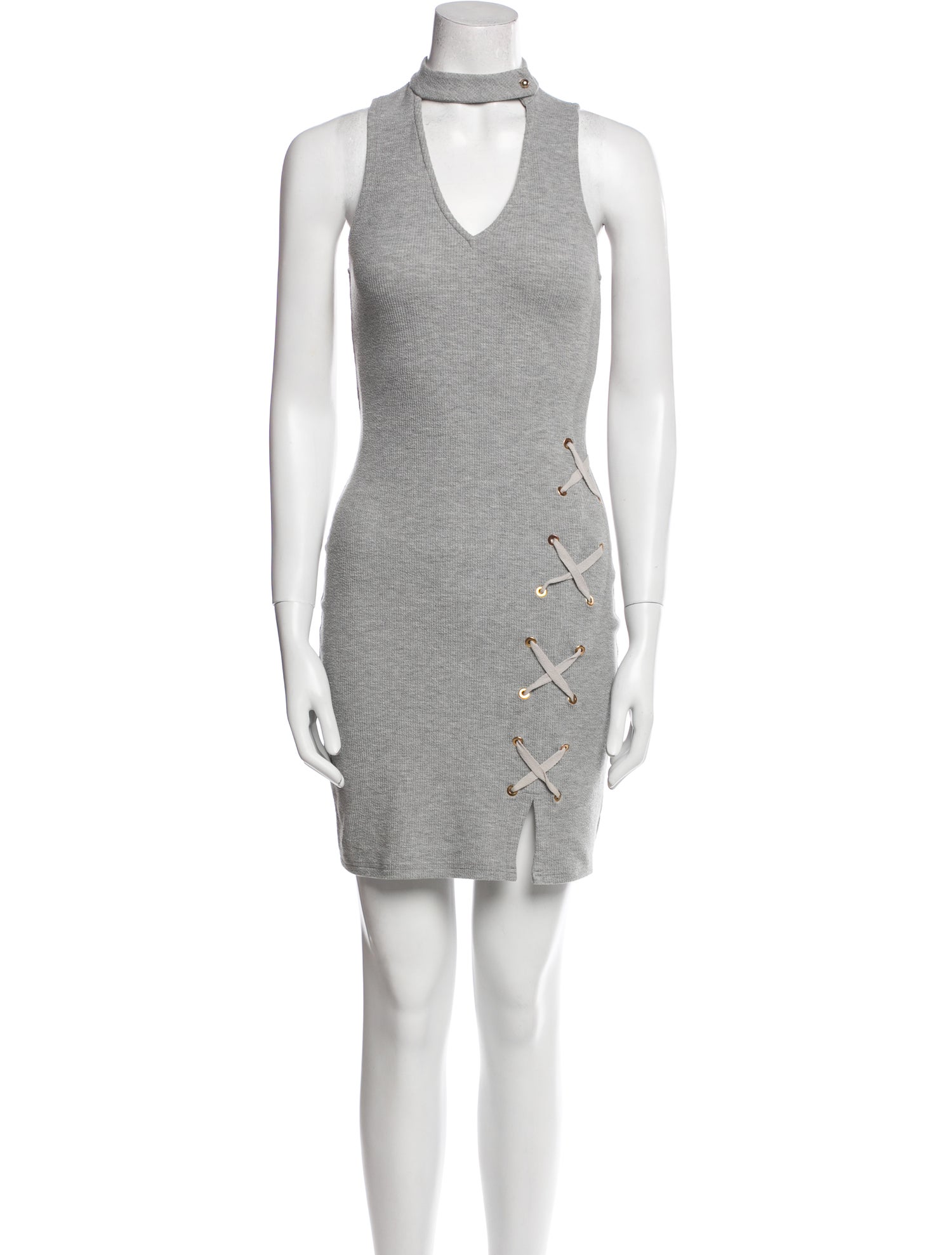 Derek Lam 10 Crosby Mock Neck Mini Dress