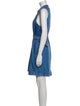 Derek Lam 10 Crosby Mock Neck Mini Dress