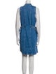 Derek Lam 10 Crosby Mock Neck Mini Dress