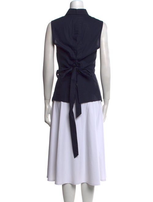 Derek Lam 10 Crosby Sleeveless Button-Up Top