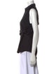 Derek Lam 10 Crosby Sleeveless Button-Up Top