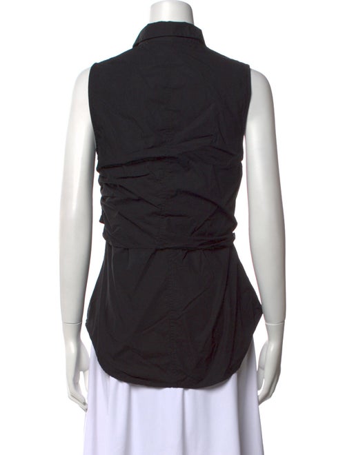 Derek Lam 10 Crosby Sleeveless Button-Up Top