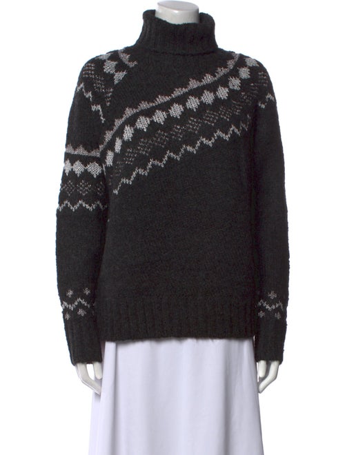 Derek Lam 10 Crosby Wool Printed Sweater