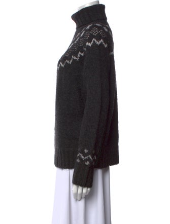 Derek Lam 10 Crosby Wool Printed Sweater
