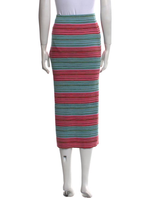 Derek Lam 10 Crosby Striped Midi Length Skirt