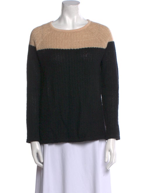 Derek Lam 10 Crosby Colorblock Pattern Scoop Neck Sweater