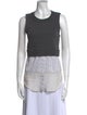 Derek Lam 10 Crosby Scoop Neck Sleeveless Top
