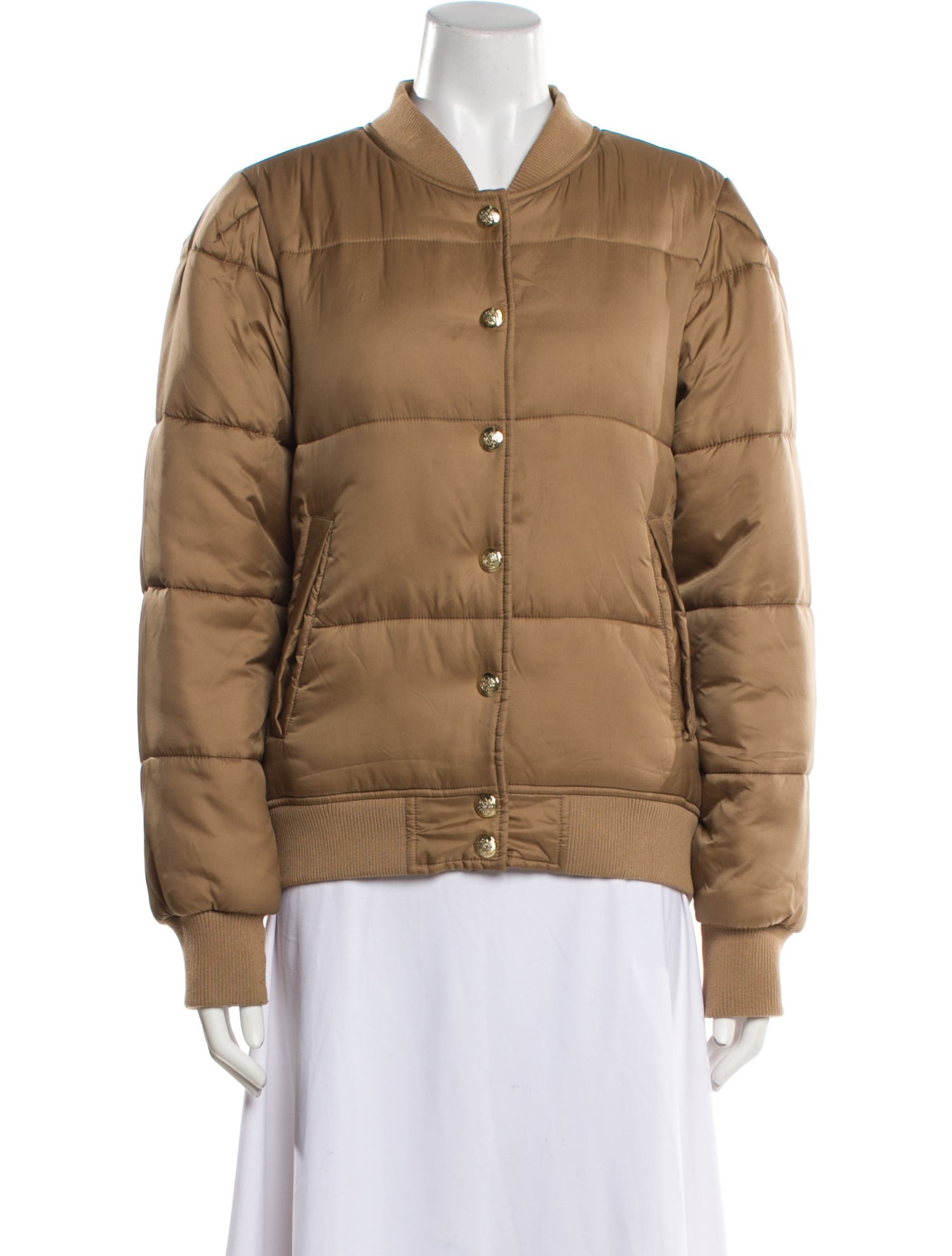 Derek Lam 10 Crosby Nylon Bomber Jacket