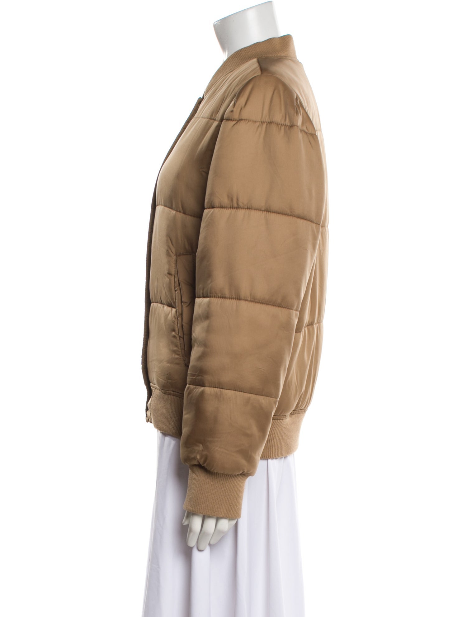 Derek Lam 10 Crosby Nylon Bomber Jacket