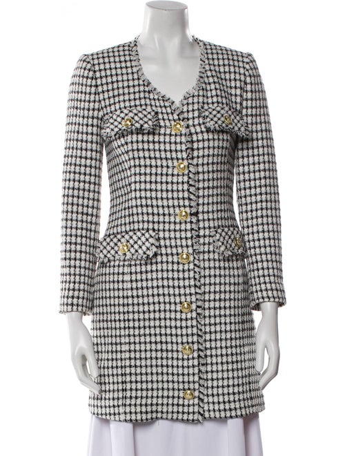 Derek Lam 10 Crosby Houndstooth Print Coat