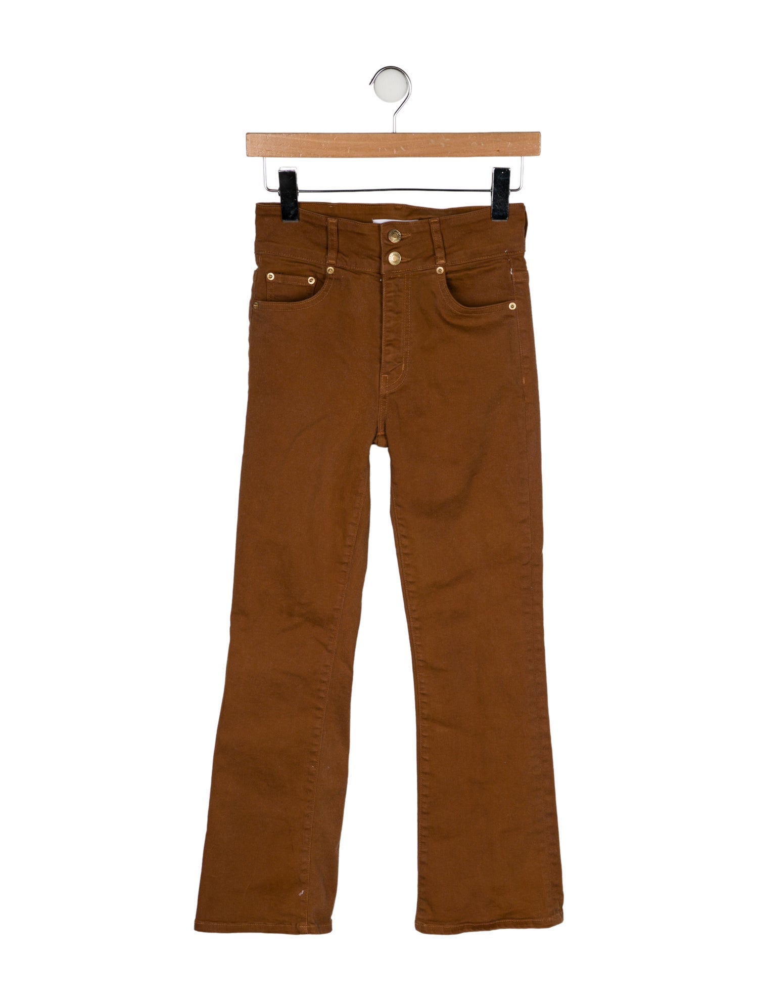 Derek Lam 10 Crosby Mid-Rise Straight Leg Jeans