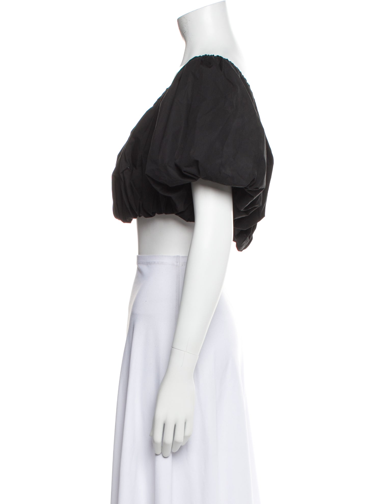 Derek Lam 10 Crosby Off-The-Shoulder Short Sleeve Crop Top w/ Tags