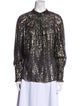Derek Lam 10 Crosby Silk Printed Blouse