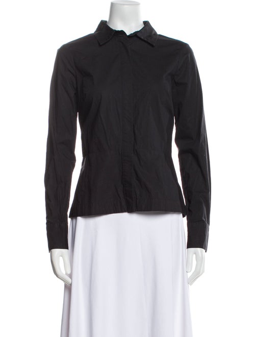 Derek Lam 10 Crosby Long Sleeve Button-Up Top