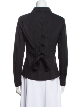 Derek Lam 10 Crosby Long Sleeve Button-Up Top