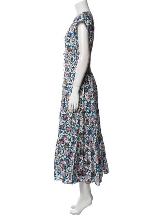 Derek Lam 10 Crosby Floral Print Long Dress