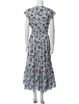 Derek Lam 10 Crosby Floral Print Long Dress