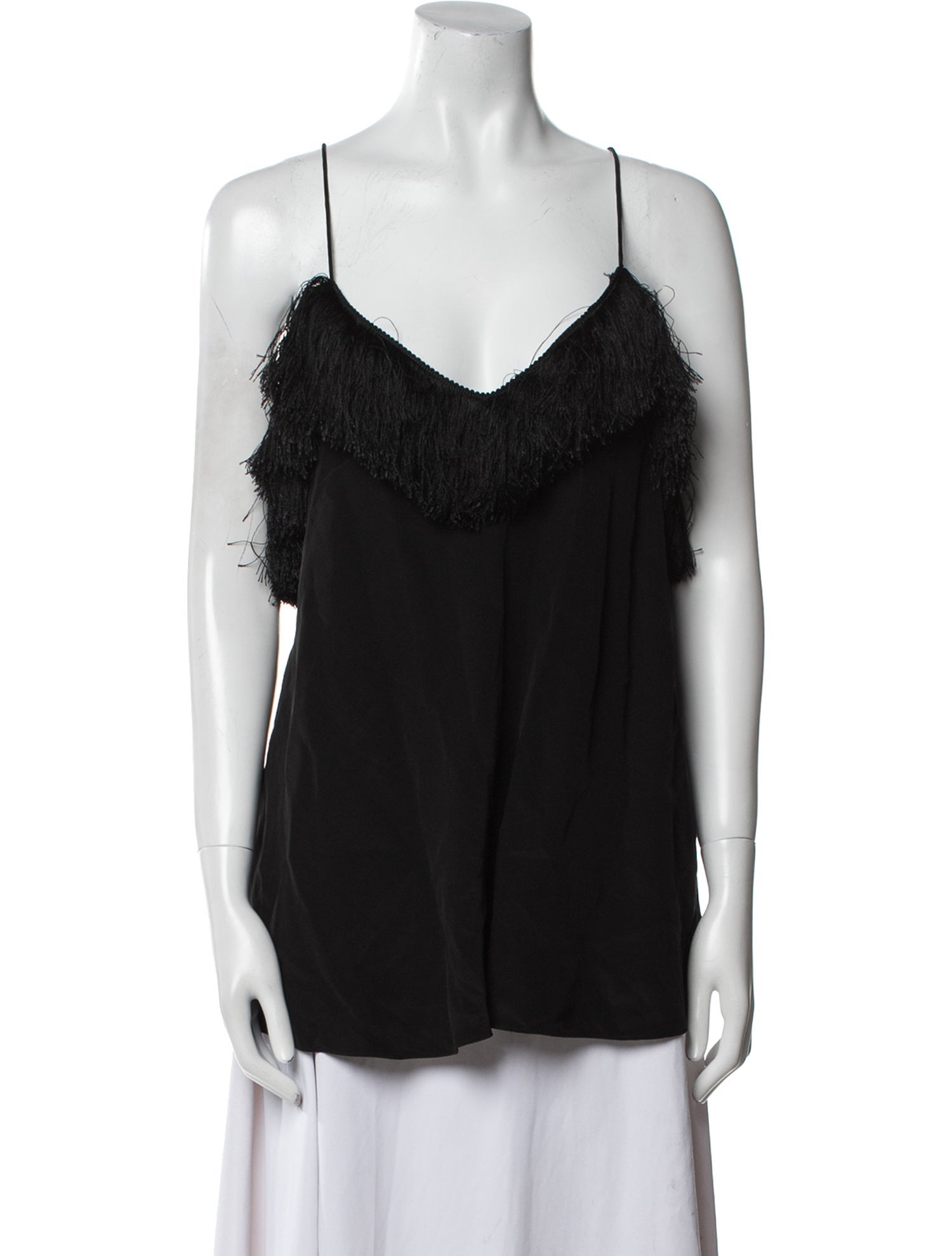 Derek Lam 10 Crosby Silk V-Neck Top