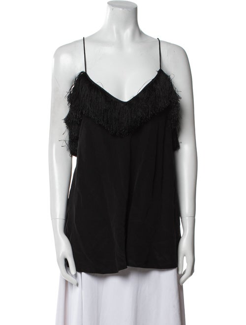 Derek Lam 10 Crosby Silk V-Neck Top