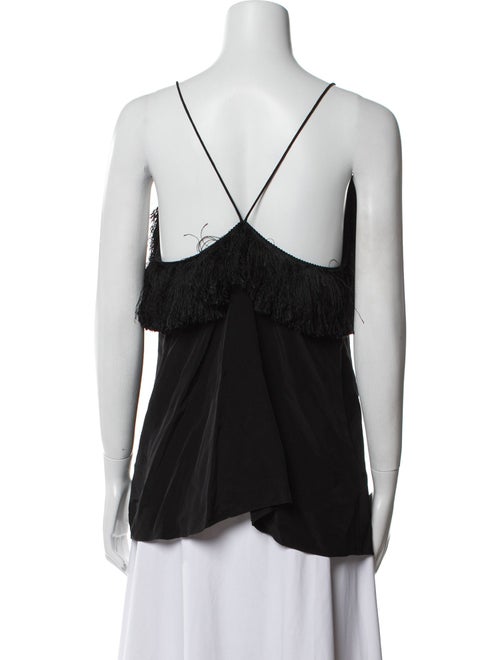 Derek Lam 10 Crosby Silk V-Neck Top