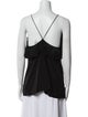 Derek Lam 10 Crosby Silk V-Neck Top