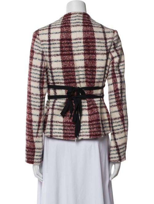 Derek Lam 10 Crosby Plaid Print Blazer