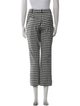 Derek Lam 10 Crosby Plaid Print Wide Leg Pants
