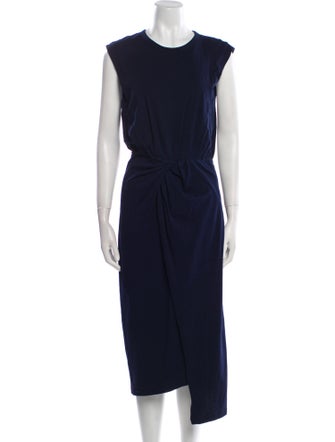 Derek Lam 10 Crosby Crew Neck Long Dress