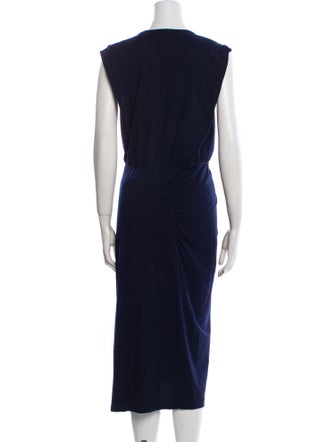 Derek Lam 10 Crosby Crew Neck Long Dress