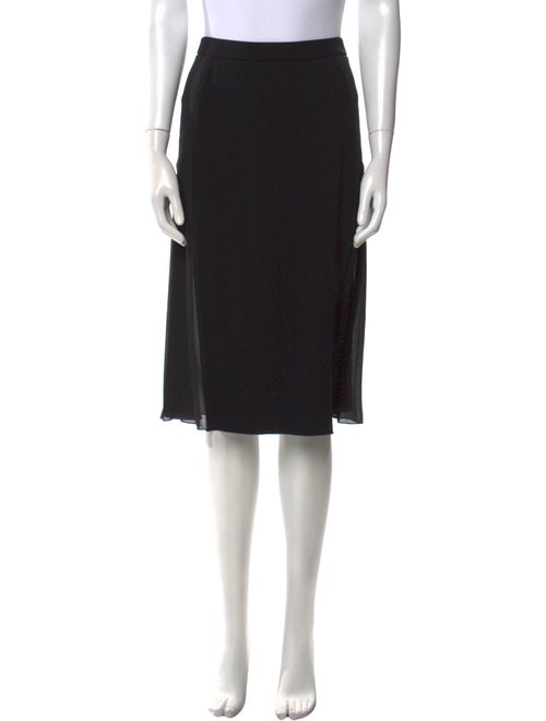 Derek Lam 10 Crosby Pleated Accents Knee-Length Skirt