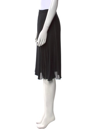 Derek Lam 10 Crosby Pleated Accents Knee-Length Skirt