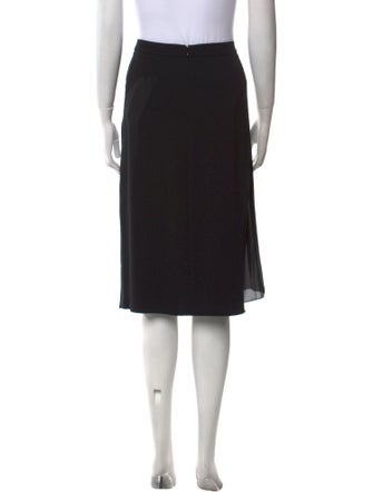 Derek Lam 10 Crosby Pleated Accents Knee-Length Skirt