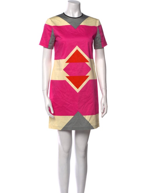Derek Lam 10 Crosby Colorblock Pattern Mini Dress