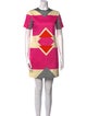 Derek Lam 10 Crosby Colorblock Pattern Mini Dress
