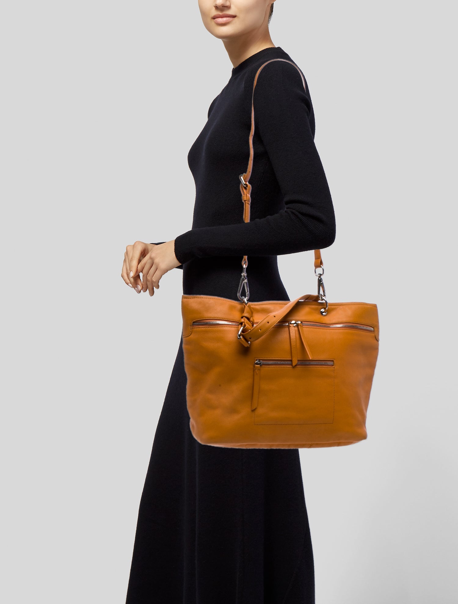 Derek Lam 10 Crosby Leather Top Handle Bag