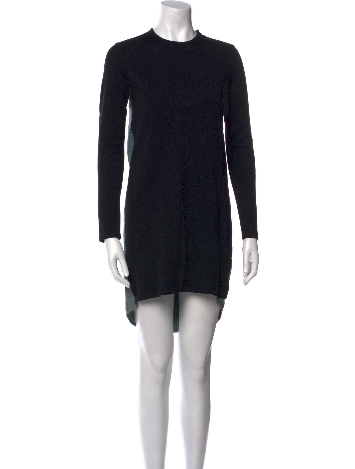 Derek Lam 10 Crosby Crew Neck Knee-Length Dress