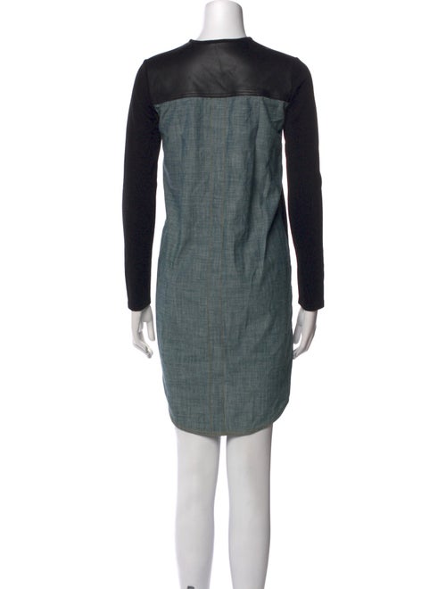 Derek Lam 10 Crosby Crew Neck Knee-Length Dress