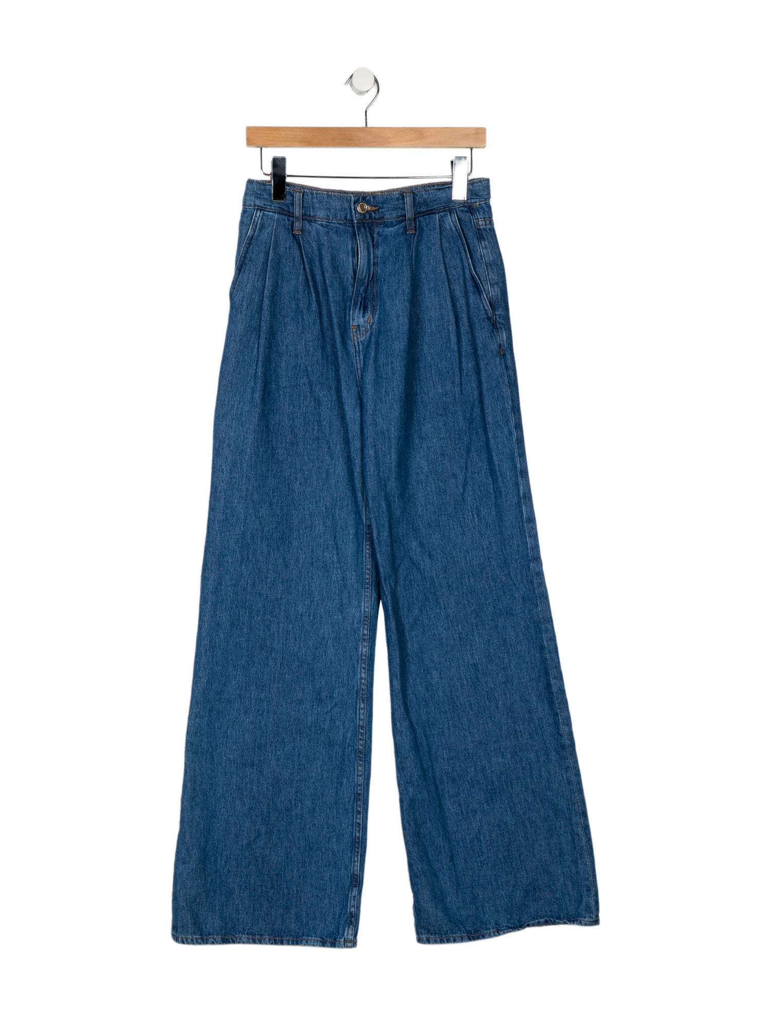 Derek Lam 10 Crosby High-Rise Wide Leg Jeans