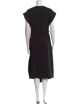 Derek Lam 10 Crosby Graphic Print Midi Length Dress