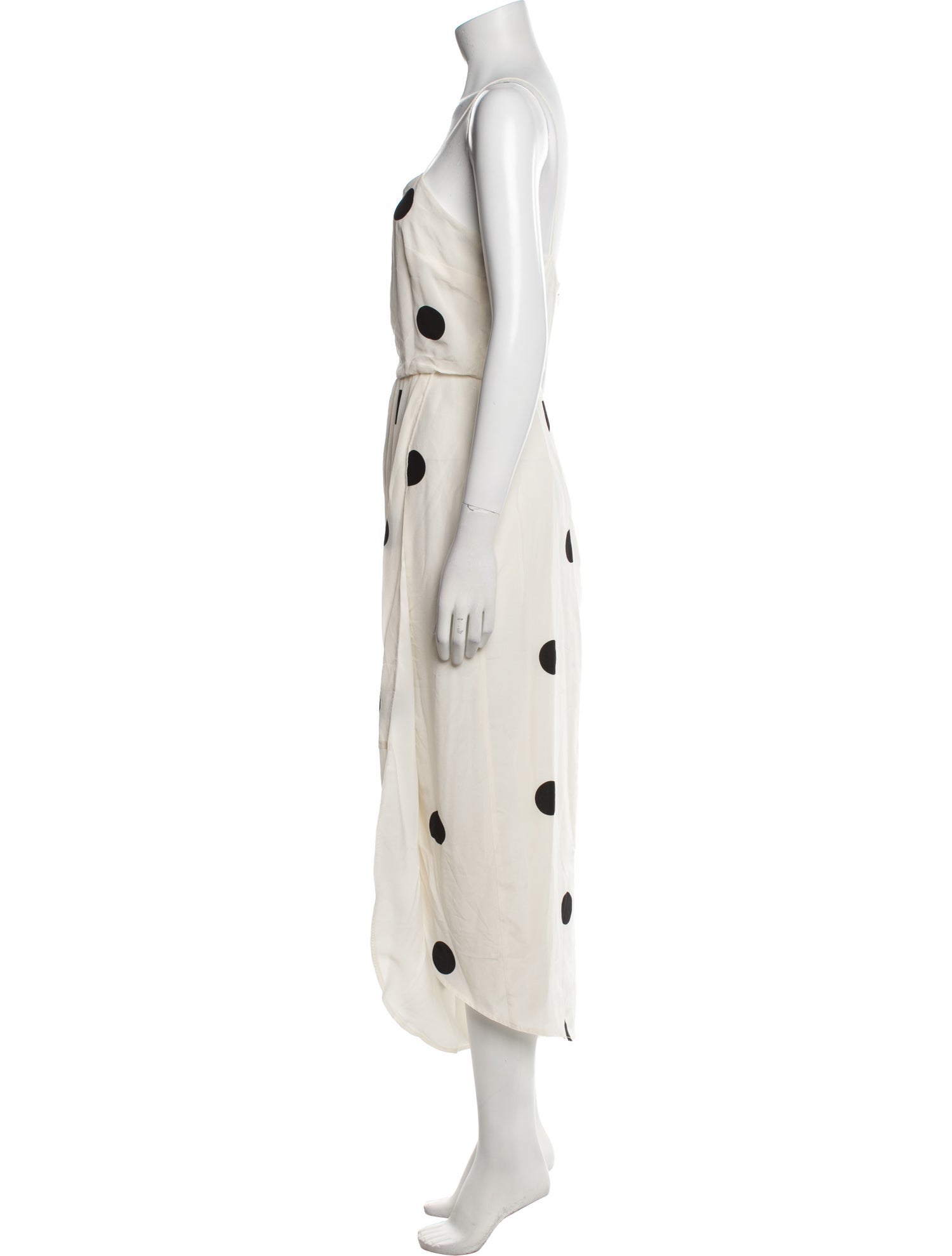 Derek Lam 10 Crosby Polka Dot Print Long Dress w/ Tags