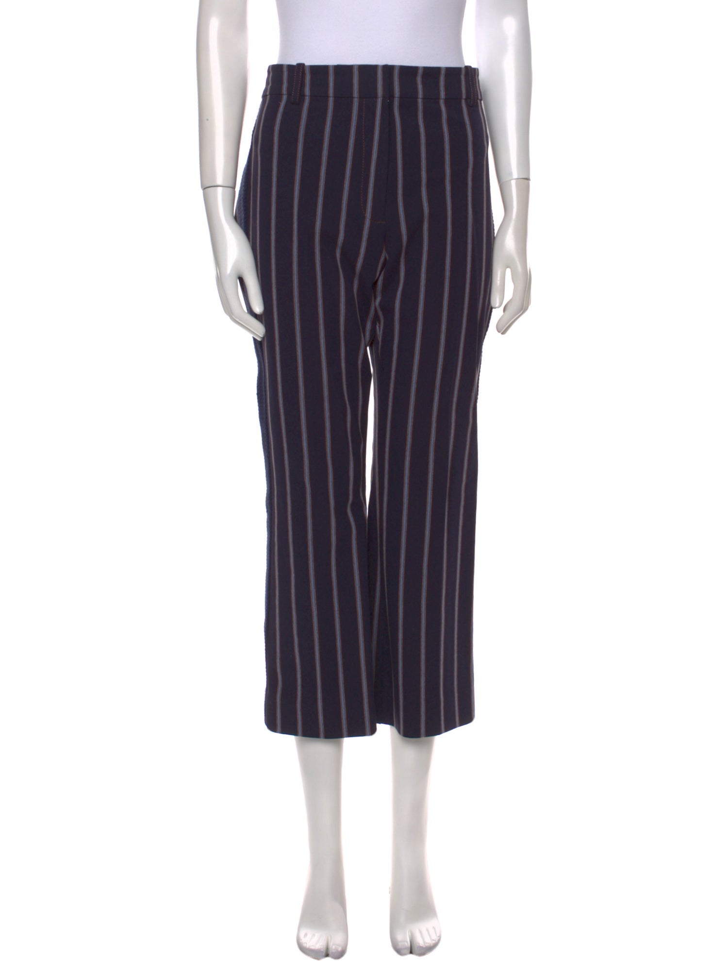 Derek Lam 10 Crosby Striped Wide Leg Pants