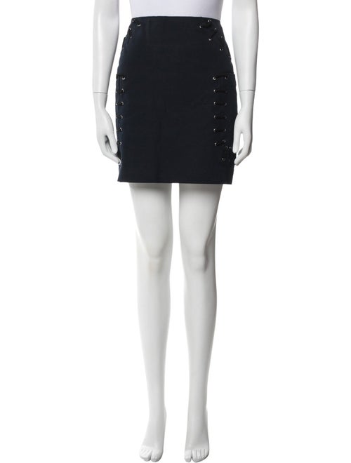 Derek Lam 10 Crosby Embroidered Accent Mini Skirt